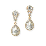 104172, CRYSTAL RHINESTONE DANGLE EARRING