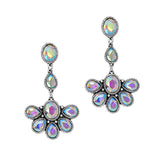 104249, WESTERN RHINESTONE DANGLE EARRING