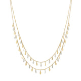 104304, DAINTY CHARM DOUBLE LAYERED NECKLACE