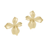104326, FLOWER METAL STUD EARRING