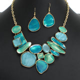 104486, GEOMETRIC ENAMEL NECKLACE