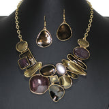 104486, GEOMETRIC ENAMEL NECKLACE