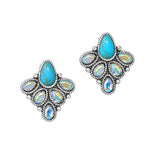 104543, WESTERN RHINESTONE ACCENT POST EARRING