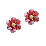 104614, FLOWER STUD EARRING