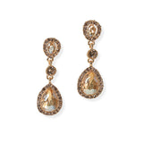 104672, TEARDROP ACCENT CRYSTAL RHINESTONE DANGLE EARRING