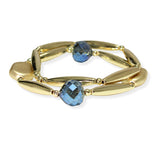 104810, GLASS BEAD ACCENT MULTI LAYERED STRETCH BRACELET
