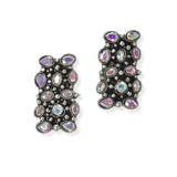 104982, WESTERN RHINESTONE ACCENT POST EARRING