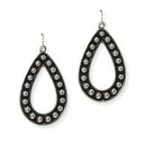 104985, WESTERN BALL TEXTURED TEARDROP DANGLE EARRING