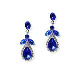 105054, TEARDROP CUBIC ZIRCONIA DANGLE EARRING