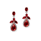 105054, TEARDROP CUBIC ZIRCONIA DANGLE EARRING