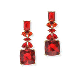 105174, GEOMETRIC RHINESTONE EARRING