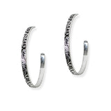 105231, FILIGREE WESTERN HOOP EARRING