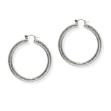105421, 50MM, GOLD DIPPED, ALUMINUM ROUND HOOP EARRING