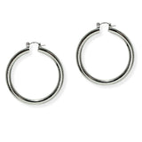 105426, 50MM, GOLD DIPPED, SIMPLE ALUMINUM ROUND HOOP EARRING