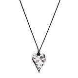 105432, HAMMERED HEART PENDANT NECKLACE