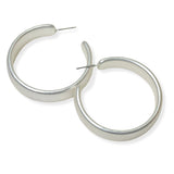 105442, 45MM, THICK ROUND HOOP EARRING