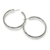 105442, 45MM, THICK ROUND HOOP EARRING