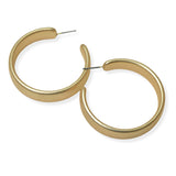 105442, 45MM, THICK ROUND HOOP EARRING