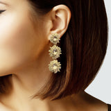 105536, SUNFLOWER VINTAGE DANGLE DROP EARRING