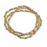 105582, BALL ACCENT MULTI LAYERED BEADED STRETCH BRACELET