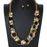 105662, BOLD CHUNKY CHAIN LINK NECKLACE