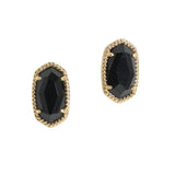 105668, GEOMETRIC CELLULOID ACETATE STUD EARRING