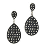 105725, WESTERN BALL TEXTURED TEARDROP DANGLE EARRING