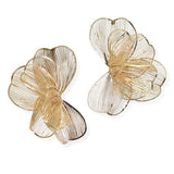 105774, BIG HALF FLOWER PETAL EARRING