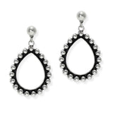 106289, WESTERN BALL ACCENT TEARDROP DANGLE EARRING