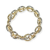 106396, OVAL LINK CHAIN STRETCH BRACELET