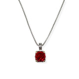 106454, 14K GOLD PLATED, GEOMETRIC CUBIC ZIRCONIA DESIGNER INSPIRED PENDANT NECKLACE