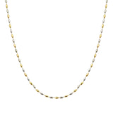 106475, DAINTY OVAL BEADED NECKLACE
