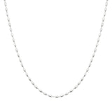 106475, DAINTY OVAL BEADED NECKLACE