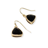 107130, GEOMETRIC CUBIC ZIRCONIA DANGLE EARRING