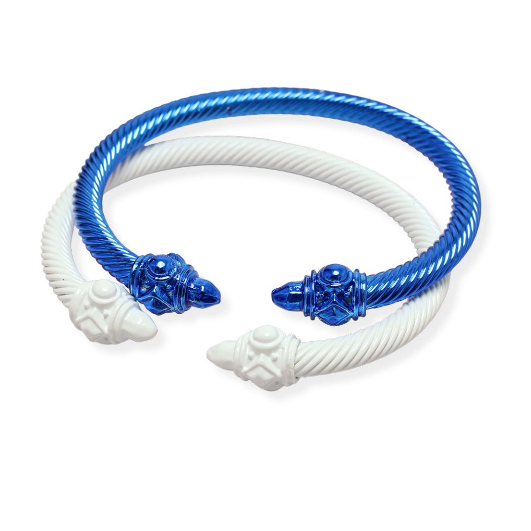 106812, SET OF 2, DESIGNER INSPIRED CUFF BRACELET – GOOD FEELINGS, INC