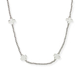 106867, CROSS ACCENT BEADED NECKLACE