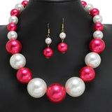 Sorority Bold Single Pearl Strand Necklace - view 3