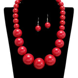 108405, BOLD SINGLE PEARL STRAND NECKLACE
