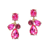 108788, GEOMETRIC RHINESTONE ACCENT DANGLE EARRING