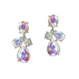 108788, GEOMETRIC RHINESTONE ACCENT DANGLE EARRING