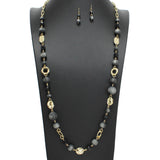108871, SEMI PRECIOUS STONE BEADED LONG NECKLACE