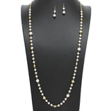108877, PEARL BEADED LONG NECKLACE