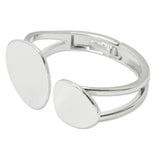 108909, GEOMETRIC ROUND METAL OPEN BANGLE BRACELET
