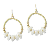 108936, FRESHWATER PEARL ACCENT BEADED ROUND DANGLE EARRING