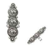 108942, WESTERN BUFFALO ENGRAVED COIN CUFF RING