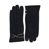 109123, GOLD ELDGE KNOT TOUCH SCREEN GLOVES