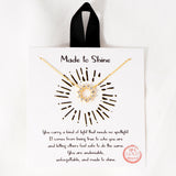 109189, MADE TO SHINE DAINTY CUBIC ZIRCONIA ACCENT NECKLACE