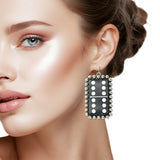 109313, WESTERN DOMINO DOUBLE SIX DICE STATEMENT EARRING