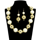 109344, BOLD COLOR BEADED STATEMENT NECKLACE