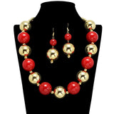 109344, BOLD COLOR BEADED STATEMENT NECKLACE